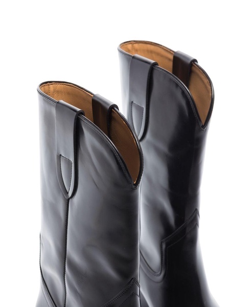 Black Dahope 50 Leather Western Boots