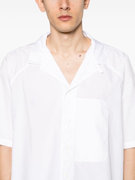 camp-collar short-sleeve shirt