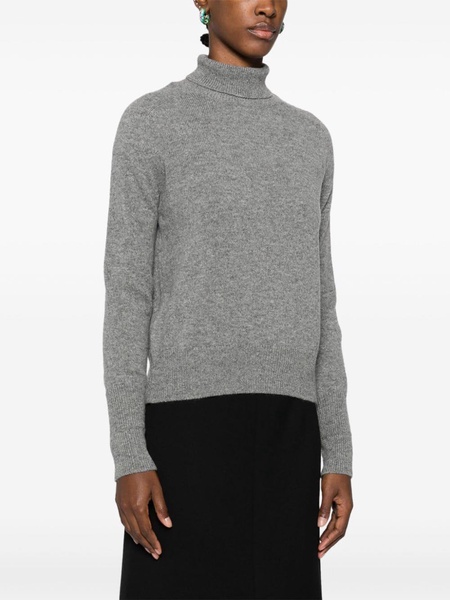 roll-neck wool jumper