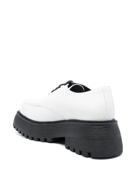 lace-up leather oxford shoes