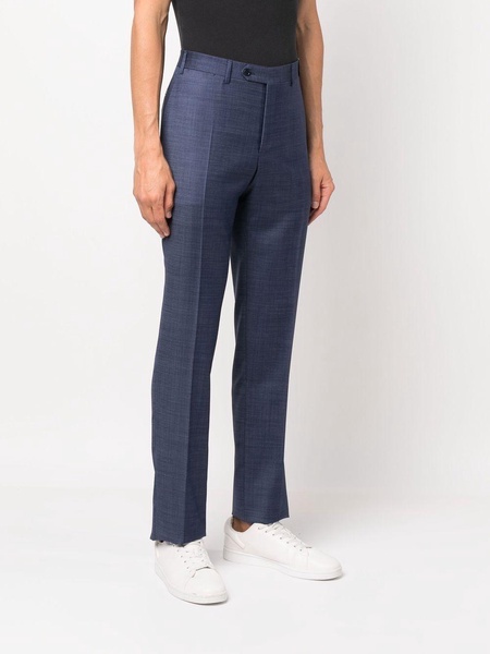 mid-rise straight-leg trousers