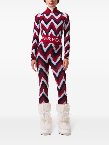 chevron jacquard leggings