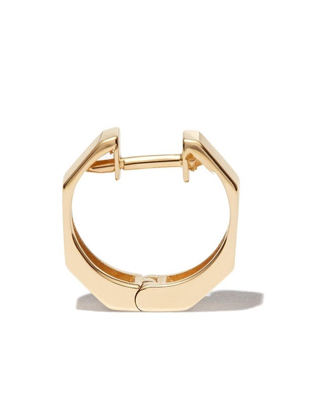 14kt yellow gold huggie earring