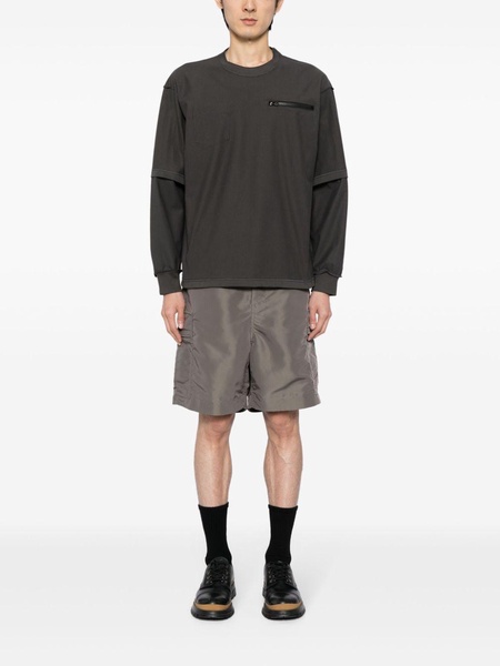 belted cargo shorts 