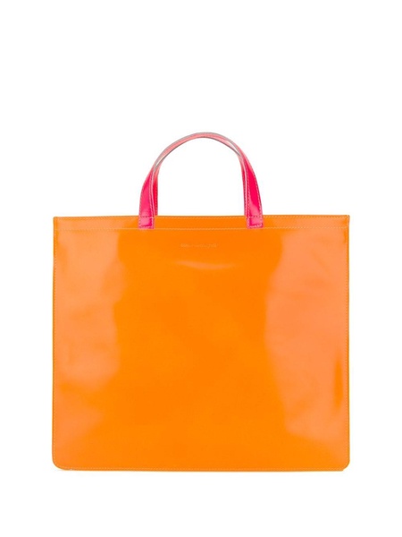 colour-block tote bag