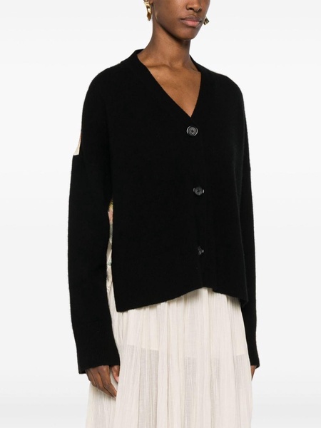 Rubino panelled cardigan