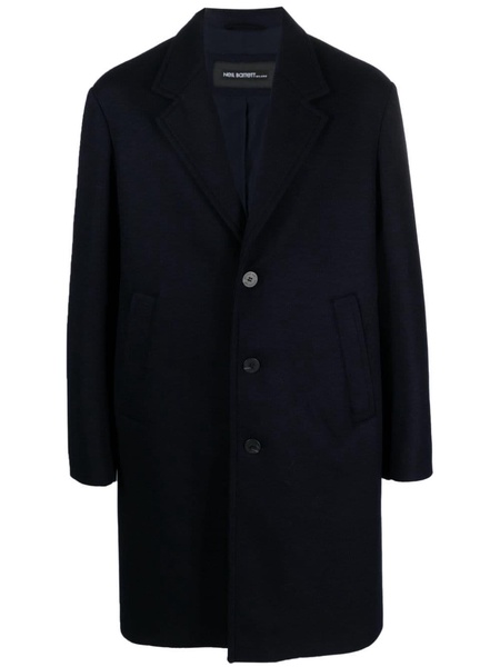 single-breast notch-lapel coat