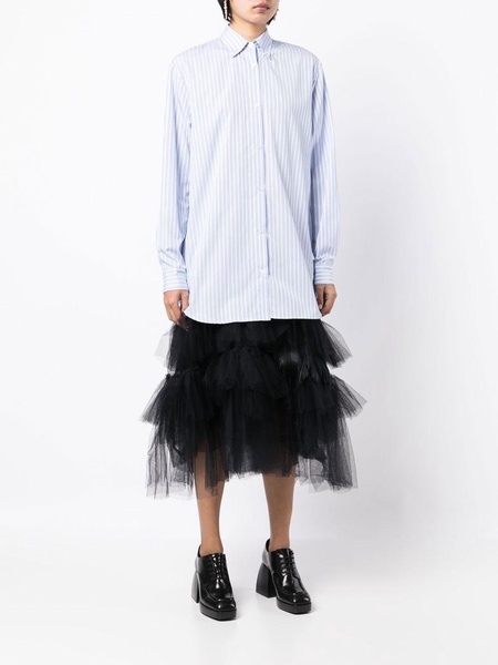 Critic striped oversized shirt