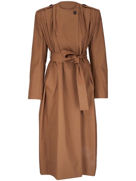 Minnler belted trenchcoat