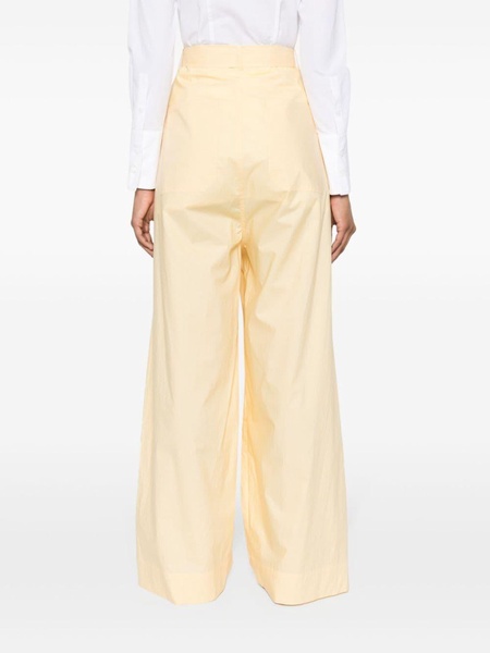 poplin cotton palazzo pants