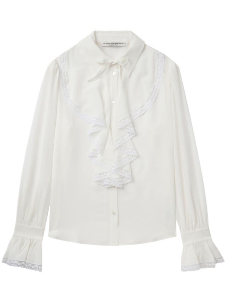 ruffle-detailing blouse 