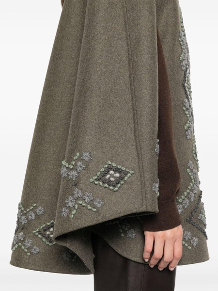 embroidered cape