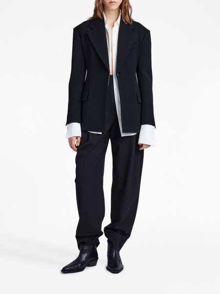 tailored slim-cut blazer