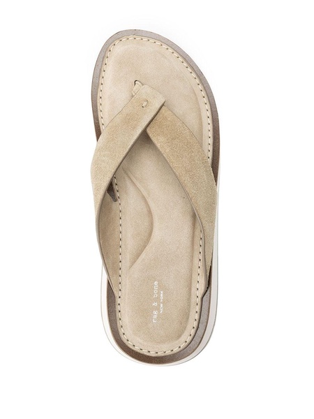 Parker suede thong sandals