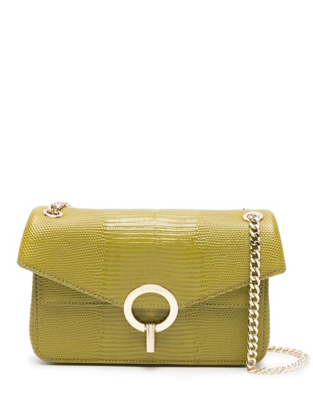 Yza lizard-skin leather crossbody bag