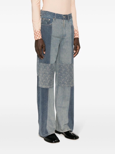 Regenerated Denim straight-leg trousers