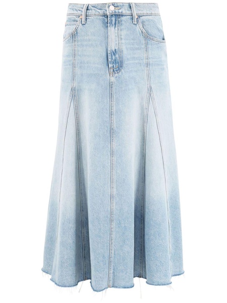 The Full Swing Fray denim skirt