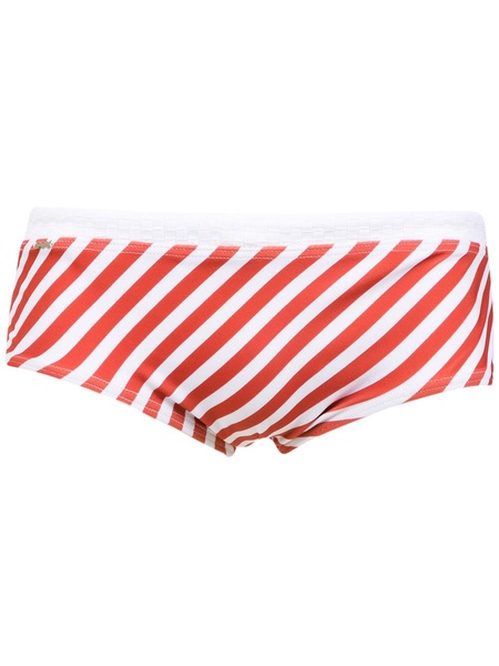 striped swim briefs