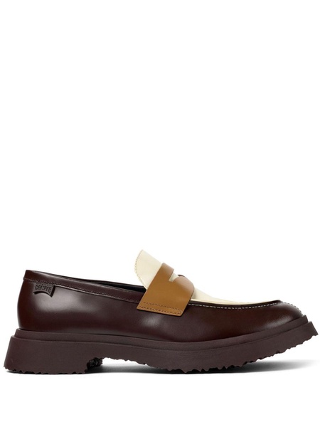 Walden mismatched colour-block loafers