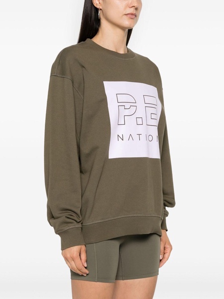 Cut Shot logo-print sweatshirt