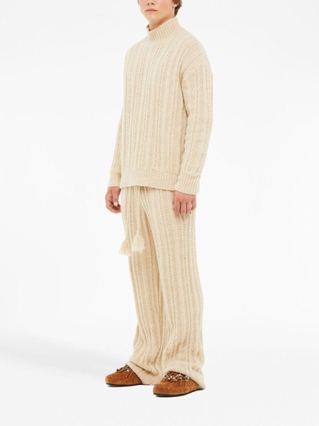 The Talking Glacier cable-knit jumper