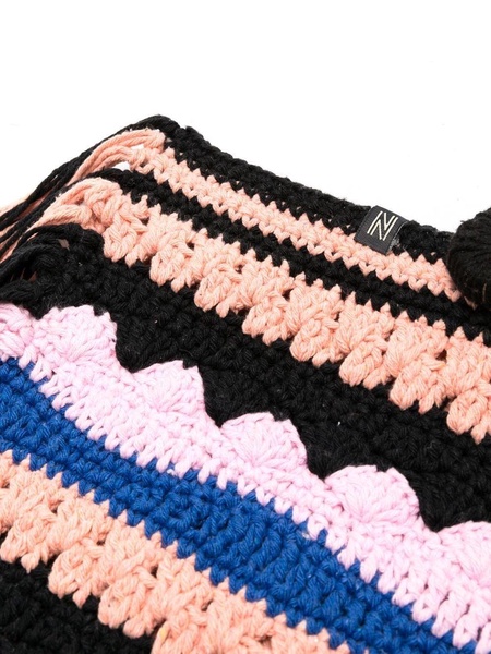 Vera striped crochet tote bag