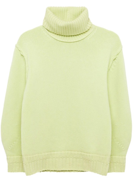 Leylani roll-neck ribbed-knit jumper