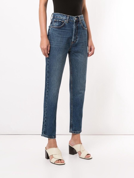 Sonya high-rise straight jeans