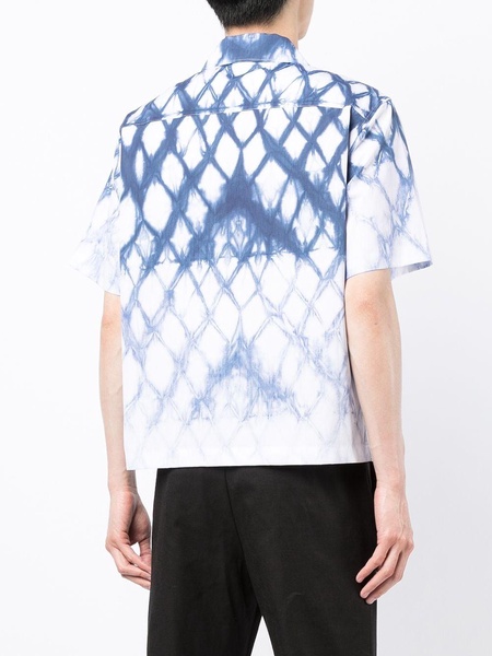 Shibori short-sleeve shirt