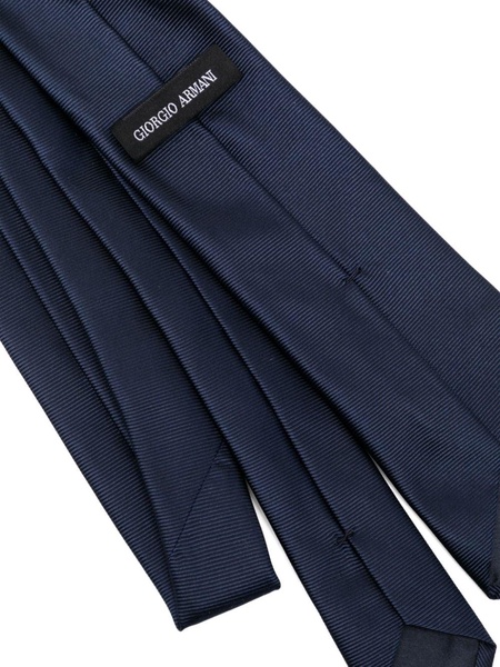 logo embroidered tie