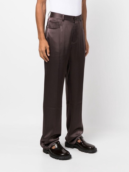 mid-rise straight-leg trousers 