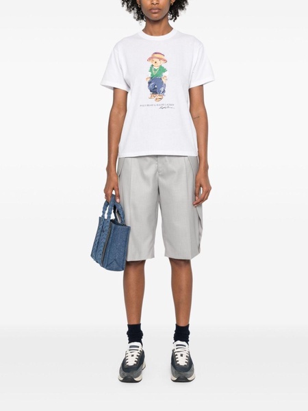 Polo Bear-print cotton T-shirt