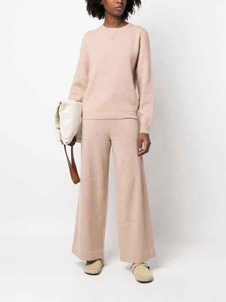 Frederique wide-leg knitted trousers