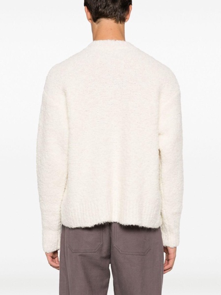 crew-neck chunky-knit jumper