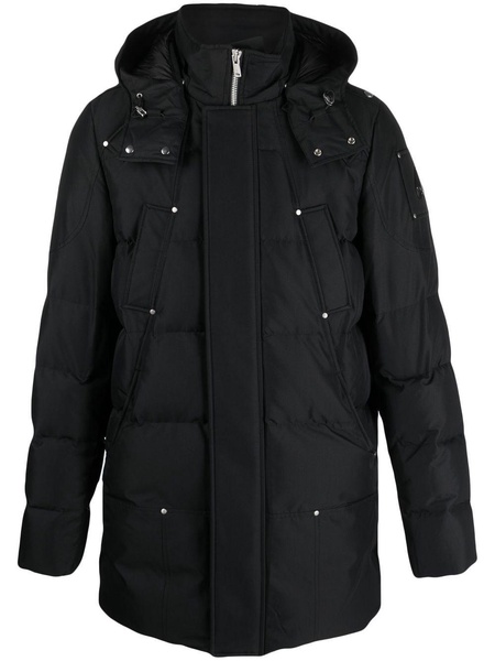 detachable-hood padded coat