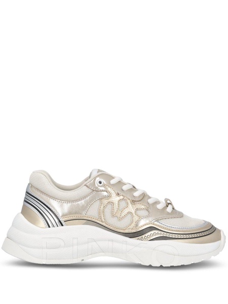 Glammy 04 metallic-effect sneakers