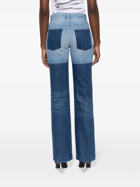 Combo straight-leg jeans