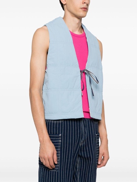 reversible quilted vest