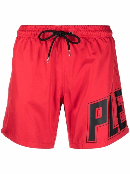 logo-print swim shorts