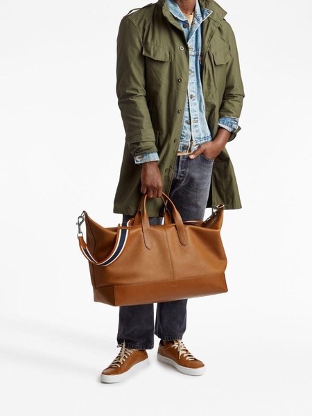 Canfield Classic grained-leather holdall