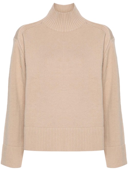 mock-neck jumper