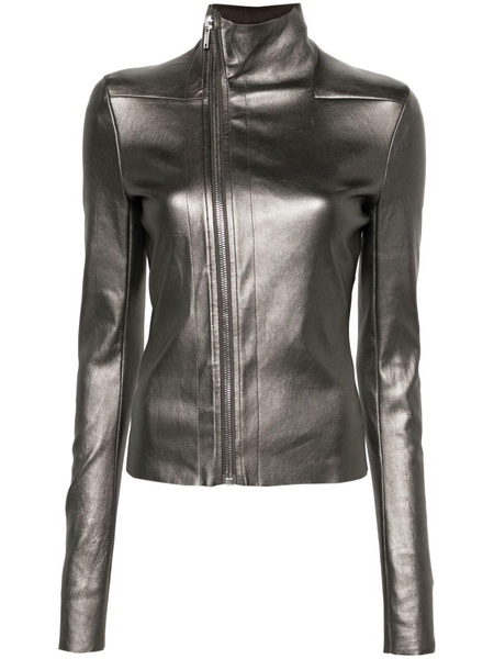 Gary metallic-leather jacket