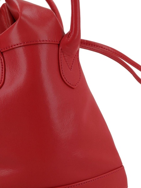 leather bucket bag