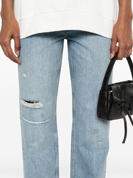 Benson high-rise straight-leg jeans