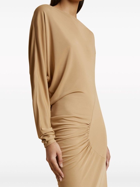 The Oron ruched maxi dress