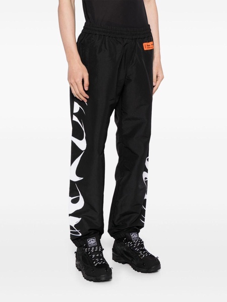 graphic-print track pants 