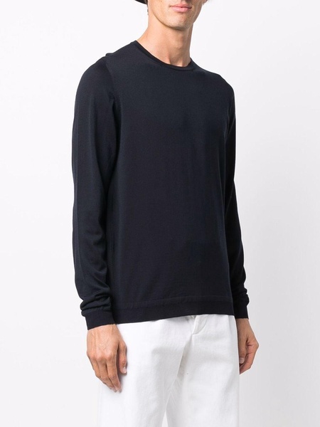 crew-neck knit jumper