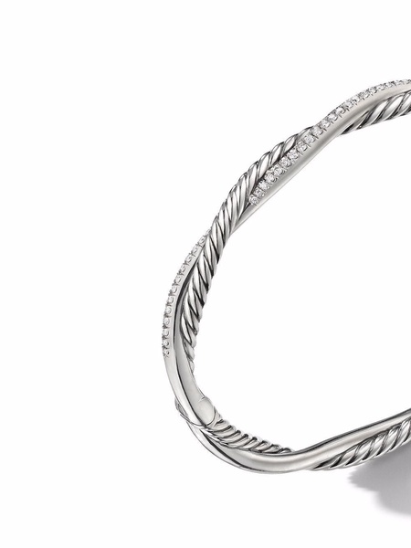 sterling silver Petite Infinity diamond bracelet