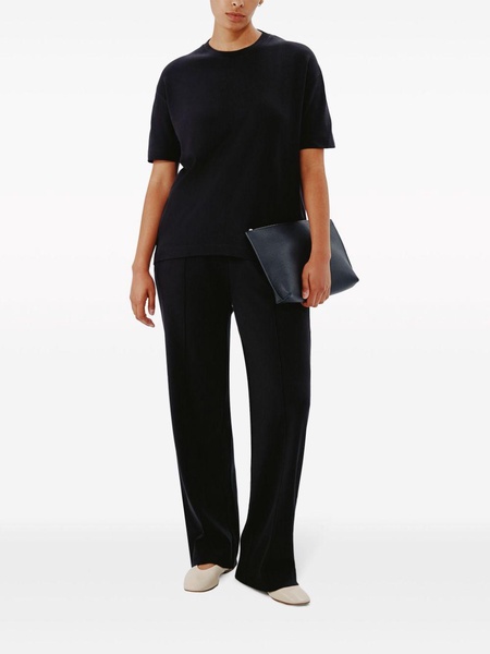 Luxe Seamed cotton T-shirt