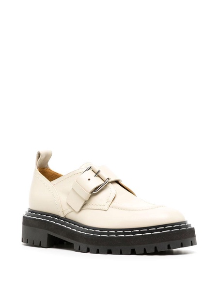 lug-sole buckled oxfords 